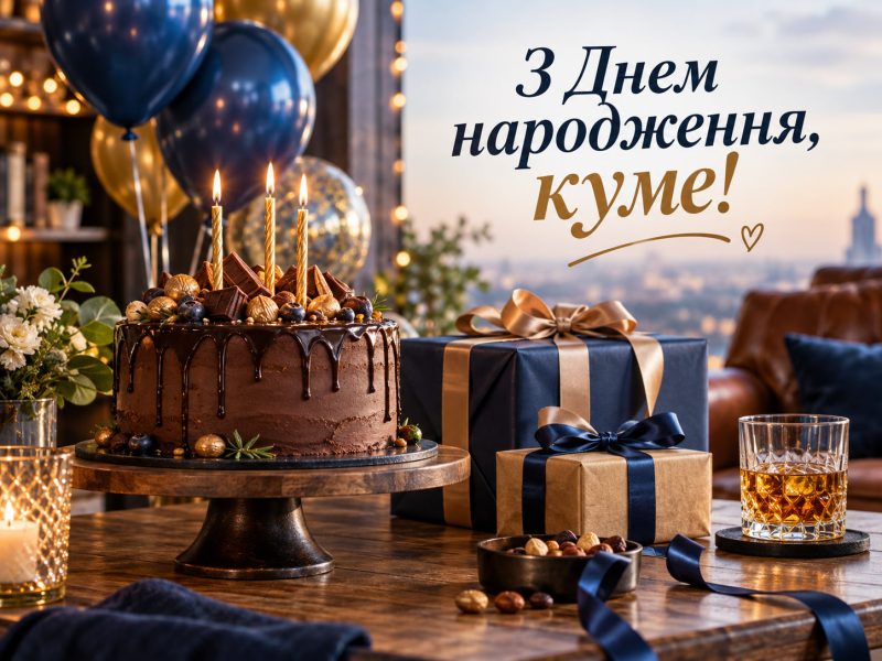 Короткі привітання з днем народження куму своїми словами у прозі — кумчику, дорогому куму, до сліз