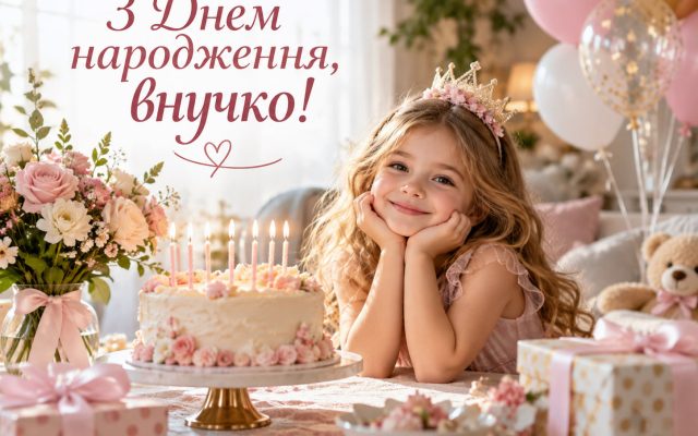 Найкращі привітання з днем народження внучці у прозі — від дідуся й бабусі, онучці з 5-річчям, за віком
