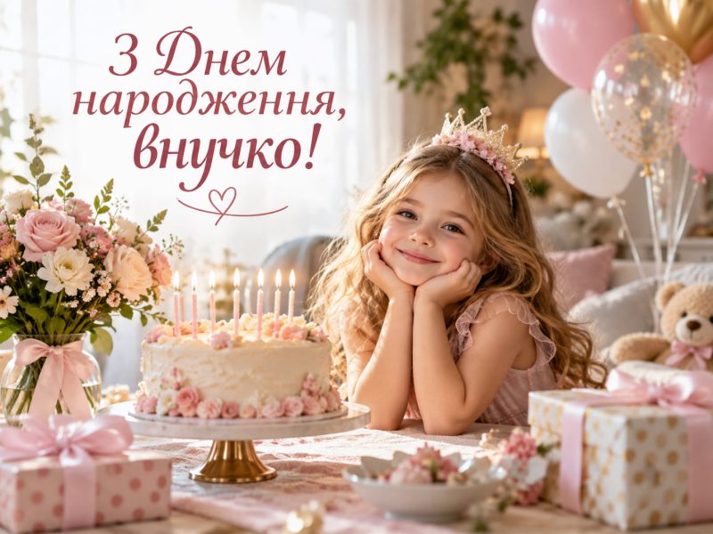 Найкращі привітання з днем народження внучці у прозі — від дідуся й бабусі, онучці з 5-річчям, за віком