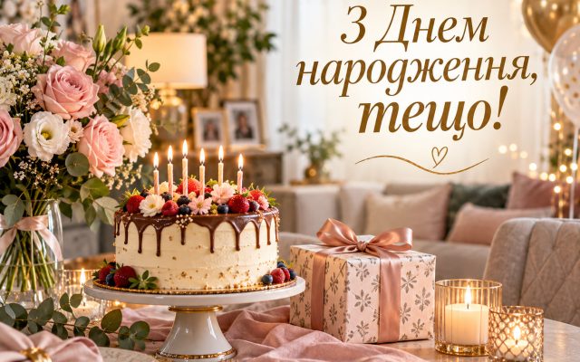Гарні привітання з днем народження тещі від зятя своїми словами — до сліз, короткі, з гумором