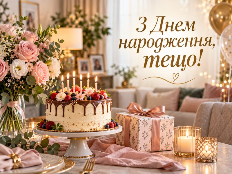 Гарні привітання з днем народження тещі від зятя своїми словами — до сліз, короткі, з гумором