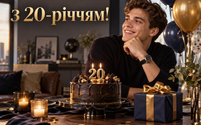 Короткі привітання з 20-річчям дівчині та хлопцю у прозі до сліз — з двадцятиріччям від батьків, коханих