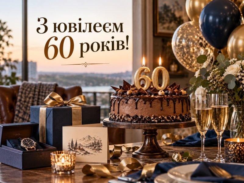 Вітання з ювілеєм 60 років до сліз — кращі привітання з 60-річчям жінці й чоловіку, картинки, тост