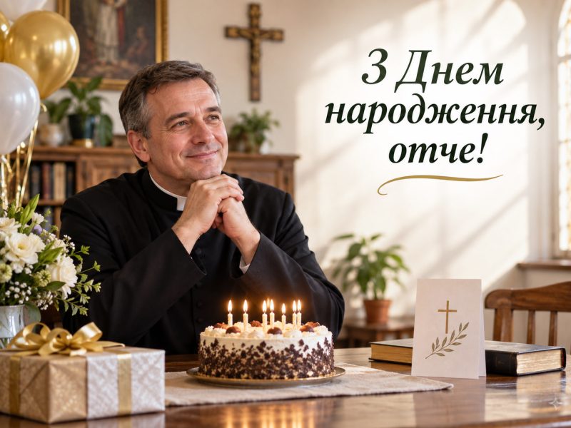 Релігійні привітання для священика з днем народження — оригінальні, від парафіян, вірші, картинки