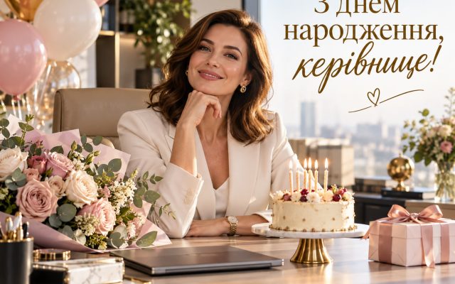 Кращі привітання з днем народження керівнику жінці своїми словами — керівниці, шефу, босу, тост, креативно