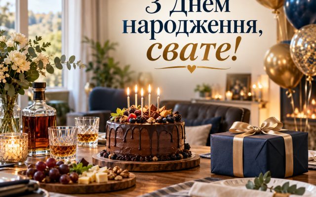 Зворушливі привітання з днем народження свату від свахи, від свата простими словами — українською, до сліз