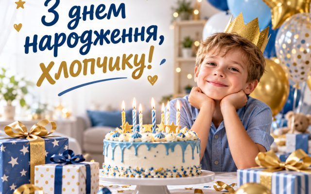 Привітання з днем народження хлопчику своїми словами у прозі — маленькому хлопчику, сину, онуку, за віком