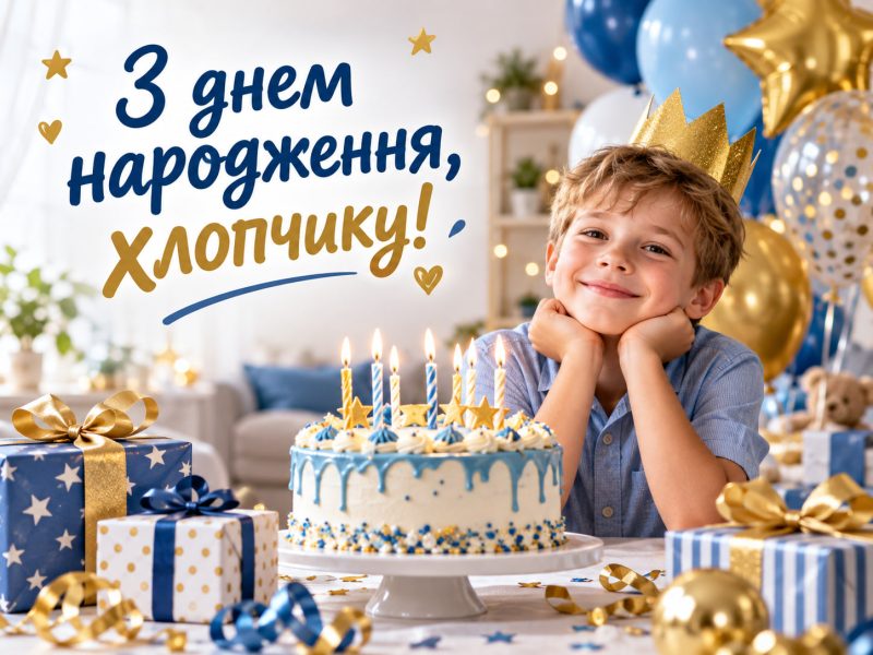 Привітання з днем народження хлопчику своїми словами у прозі — маленькому хлопчику, сину, онуку, за віком