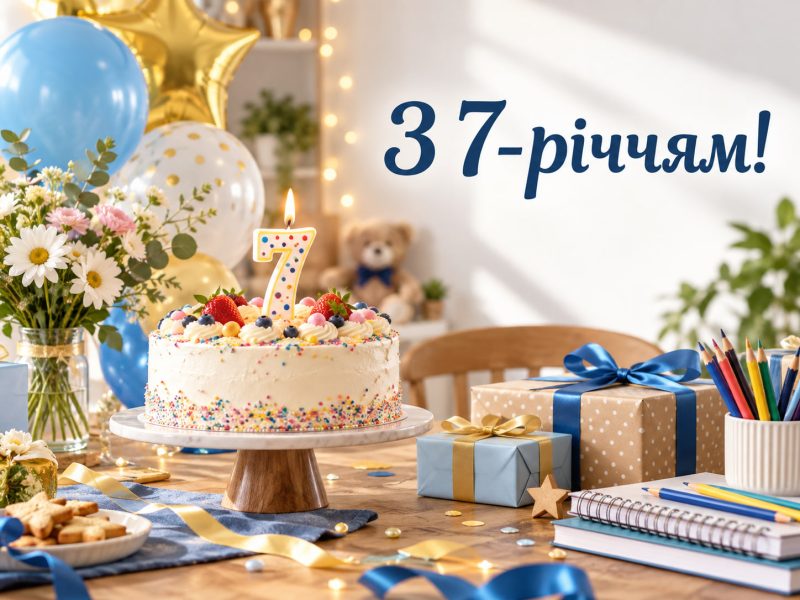 Найкращі привітання з днем народження дитині 7 років — хлопчику і дівчинці своїми словами, до сліз, першокласнику