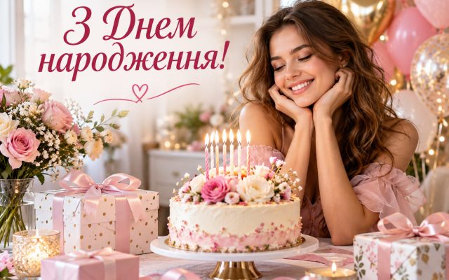 Короткі привітання з днем народження дівчині та дівчинці своїми словами — гарній дівчині, для дівчаток