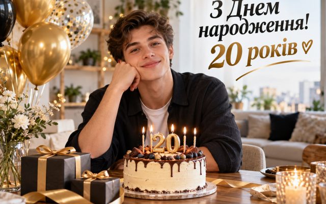 СМС привітання з 20-річчям простими словами — з днем народження 20 років дівчині, хлопцю, з ювілеєм 20