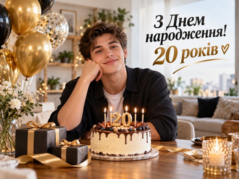 СМС привітання з 20-річчям простими словами — з днем народження 20 років дівчині, хлопцю, з ювілеєм 20