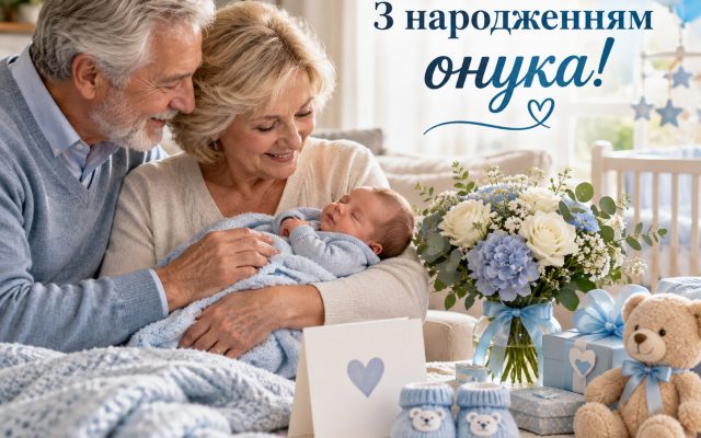 Оригінальні привітання з народженням онука до сліз — вітаю бабусю з онуком, прикольні, інструкція для бабусі