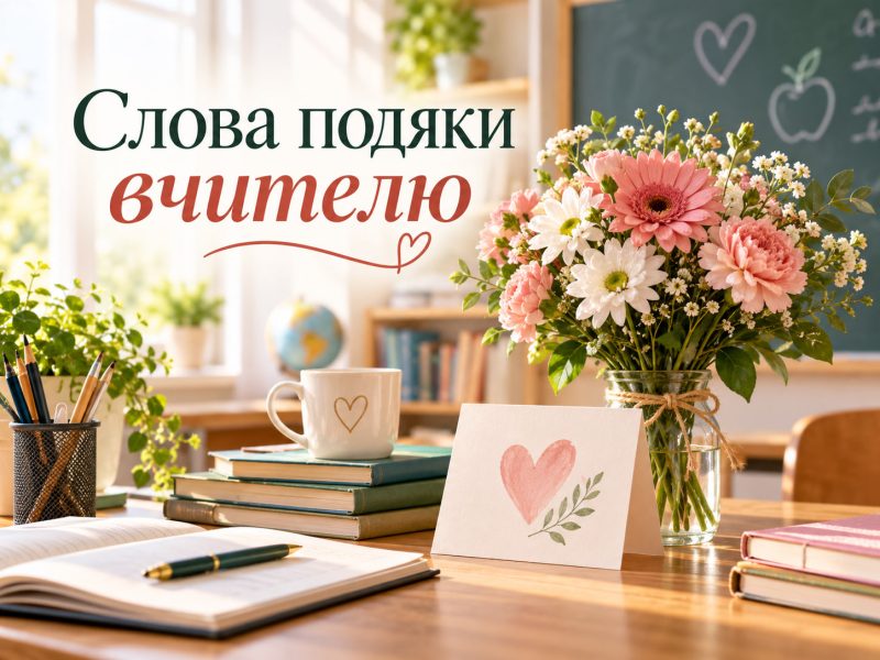 Оригінальні слова подяки вчителю своїми словами у прозі — від батьків, учнів, вчителю англійської, коротко