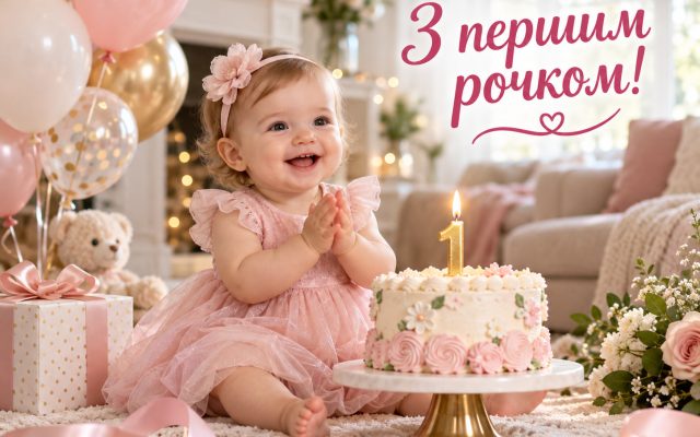 Красиві привітання з першим рочком хлопчику і дівчинці своїми словами — картинки, донечці від мами