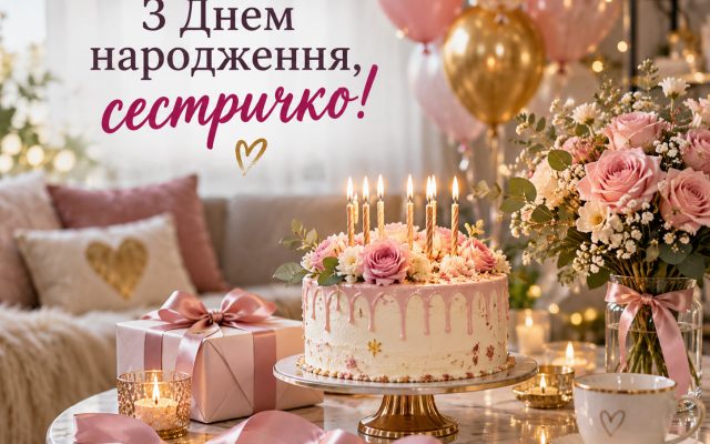 Оригінальні привітання з днем народження сестрі в прозі українською — красиві, молодшій сестрі, з ювілеєм сестричко