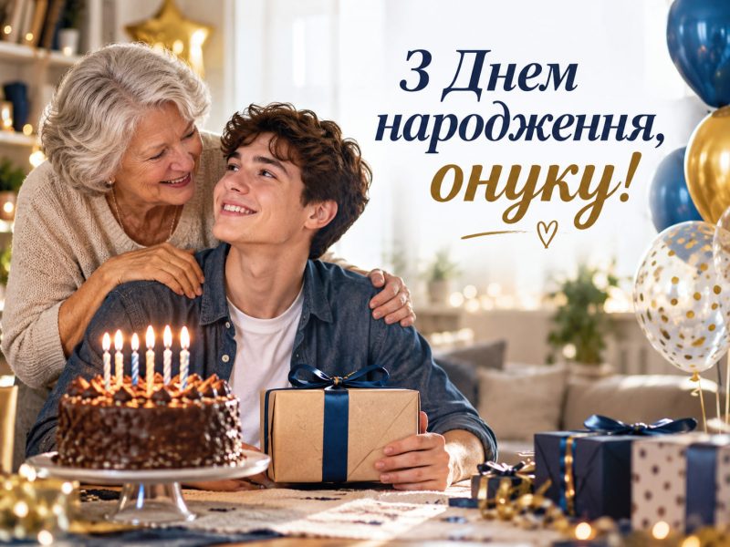 Привітання з днем народження онука від бабусі за віком — онуку 14 років, 7, 6, 5 років, внучці 14, дочці 14