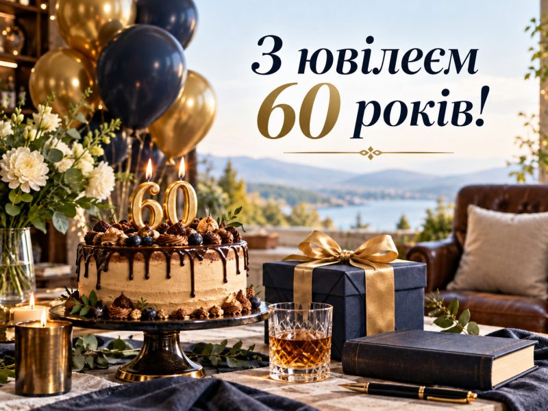 СМС привітання з 60-річчям чоловіку — прикольні, з ювілеєм 60 років другу, татові, дідусю, тестю, брату, листівка