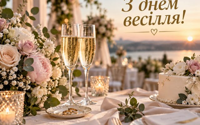 Оригінальні привітання з днем весілля своїми словами — контракт, інструкція, від друзів, свідків, до сліз