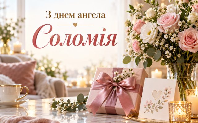 Гарні привітання з днем ангела Соломії українською — коли день ангела Соломії, іменини, з днем народження Соломія