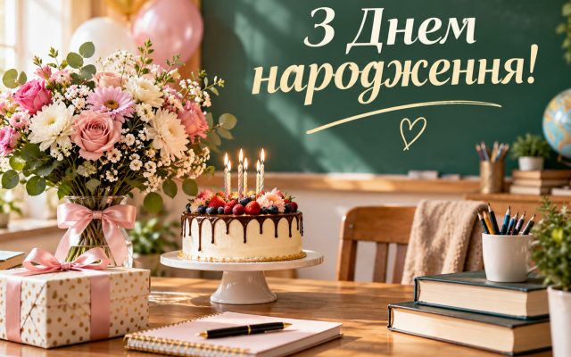 Короткі привітання з днем народження вчительці та вчителю у прозі — від класу, батьків, до сліз