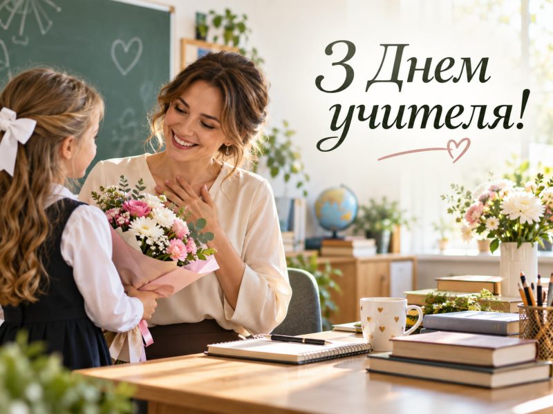 Зворушливі привітання з Днем вчителя своїми словами у прозі — від класу, батьків, побажання одним словом