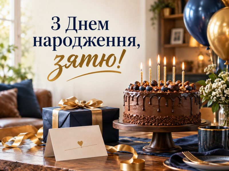 Зворушливі привітання з днем народження зятю від тещі та тестя у прозі українською — до сліз, лист