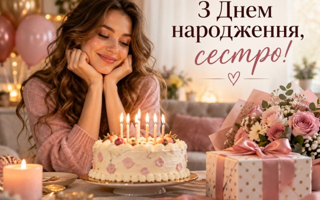 Короткі привітання з днем народження сестрі своїми словами до сліз — сестричко, від брата, для СМС