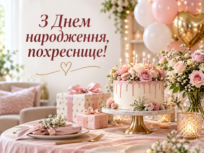 СМС привітання з днем народження похресниці простими словами — хрещениці на 1 рік, з днем ангела, короткі
