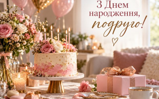 Найкращі привітання з днем народження подрузі своїми словами до сліз — найкращій подрузі, зворушливі, душевні