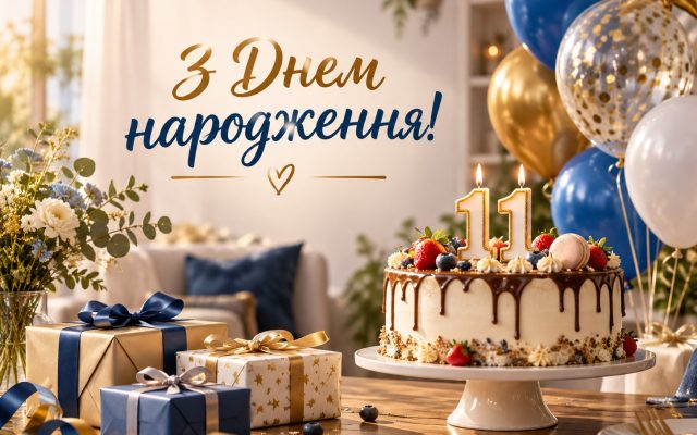 Найкращі привітання з 11-річчям — з днем народження 11 років хлопчику і дівчинці своїми словами, картинки