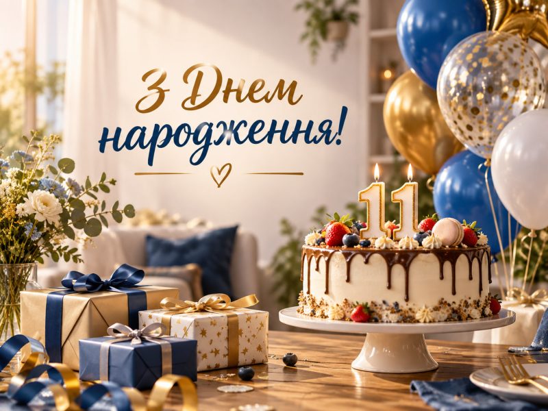 Найкращі привітання з 11-річчям — з днем народження 11 років хлопчику і дівчинці своїми словами, картинки