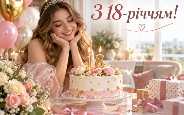 Зворушливі привітання з 18-річчям дівчині українською мовою — у прозі й у віршах, з повноліттям