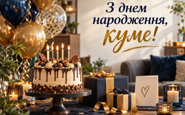 Кум, з днем народження — мирного неба: привітання куму в прозі від кума і куми, кумчик, короткі