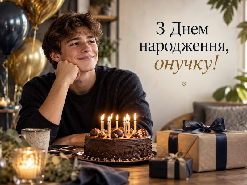 Короткі привітання з днем народження онуку своїми словами до сліз — внуку від бабусі й дідуся, вірш онуку