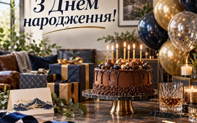 Короткі привітання з днем народження зятю від тещі та тестя — своїми словами, листівка, що побажати зятю