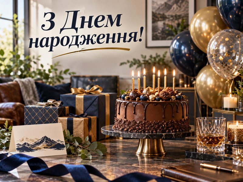 Короткі привітання з днем народження зятю від тещі та тестя — своїми словами, листівка, що побажати зятю