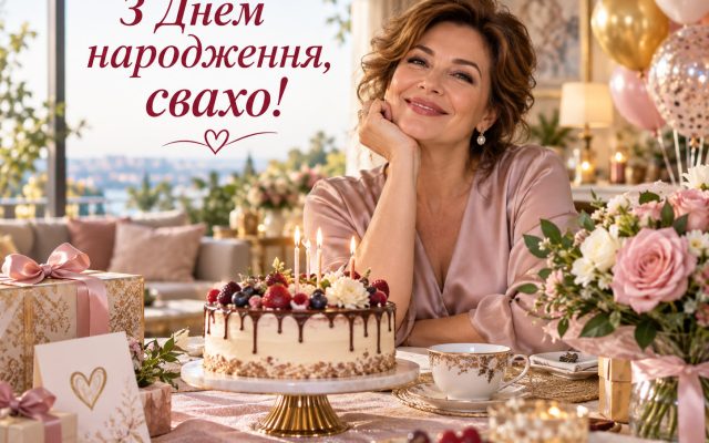 Привітання з днем народження свасі від свахи та свату своїми словами, до сліз — українською, лист, тост