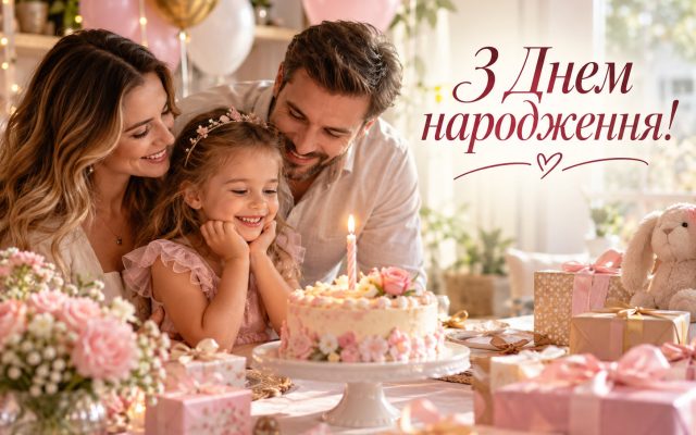 Вітаю з іменинницею: найкращі привітання батькам з днем народження донечки своїми словами — листівка, 1 рік, з народженням