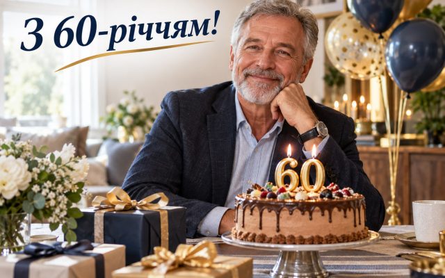Красиві привітання з 60-річчям мужчині своїми словами — з ювілеєм 60 років чоловіку, татові, дідусю, другу, брату, картинки