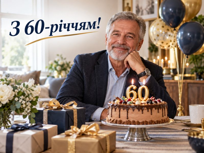 Красиві привітання з 60-річчям мужчині своїми словами — з ювілеєм 60 років чоловіку, татові, дідусю, другу, брату, картинки