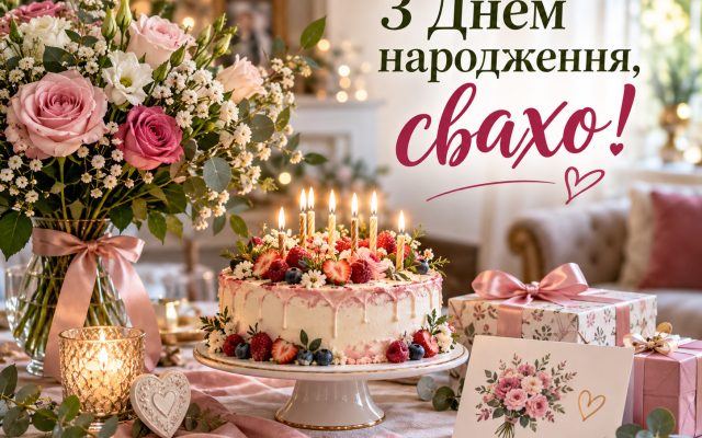 Красиві привітання з днем народження свасі від свахи та свату від сватів у прозі українською мовою