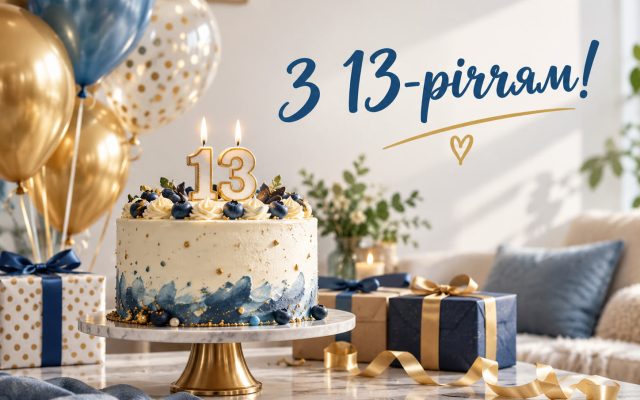 Зворушливі привітання з 13-річчям: з днем народження 13 років хлопчику і дівчинці своїми словами