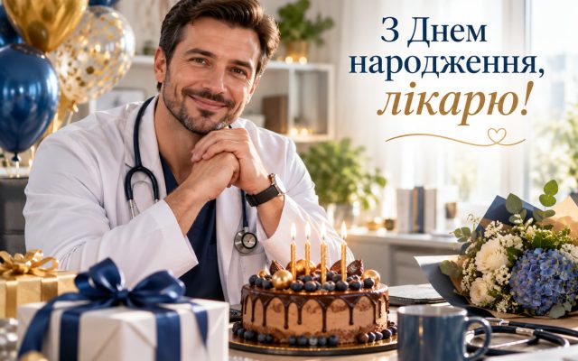 Гарні привітання з днем народження лікарю своїми словами — від пацієнтів, колег, і подяка лікарю в прозі