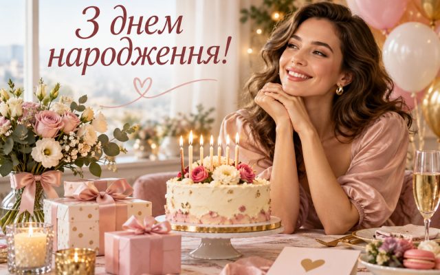 Гарні привітання з днем народження жінці українською мовою — у прозі, без кальок