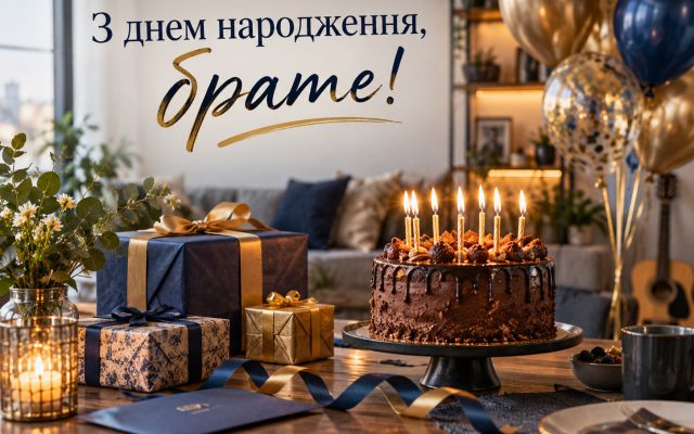 Зворушливі привітання з днем народження брату українською — від сестри в прозі, від брата, з ювілеєм