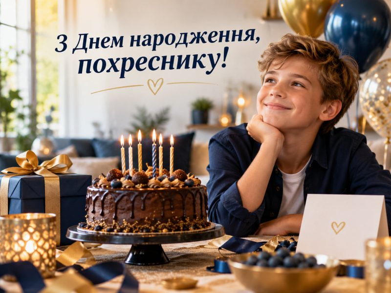 Кращі привітання з днем народження похреснику до сліз — від хрещеного тата і хресної мами