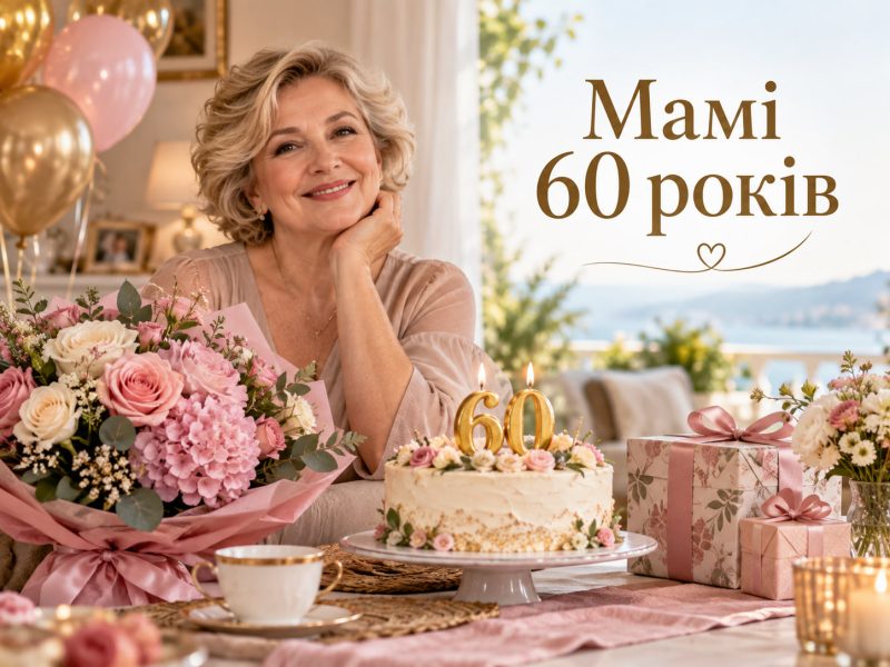 Мамі 60 років: як оригінально привітати маму з 60-річчям — привітання з ювілеєм 60 років до сліз