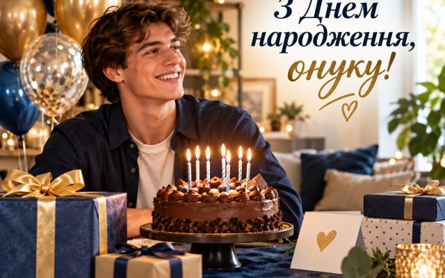 Зворушливі привітання з днем народження онуку від бабусі своїми словами у прозі