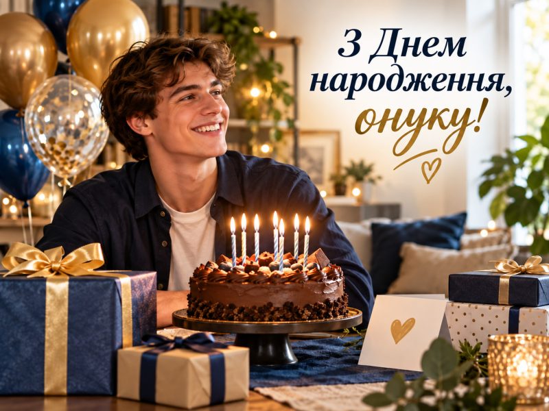 Зворушливі привітання з днем народження онуку від бабусі своїми словами у прозі
